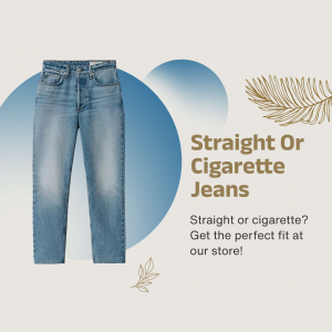 Women Jeans business template
