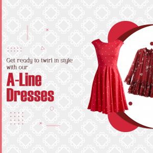 Women Dresses promotional template