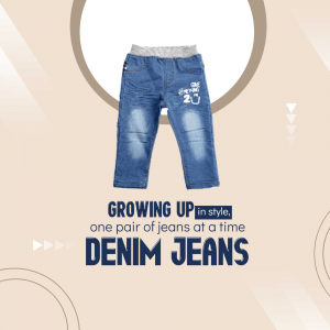 Kids Jeans business banner