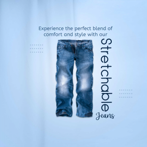 Kids Jeans business flyer