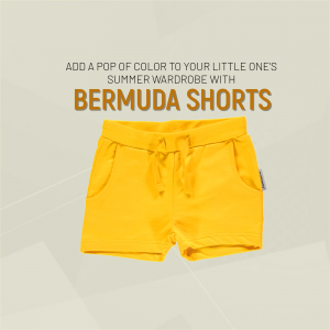 Kids Shorts promotional template