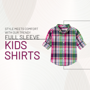 Kids Shirts marketing post