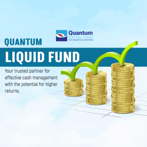 Quantum Mutual Fund marketing poster
