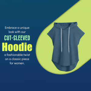 Women Hoodies promotional template