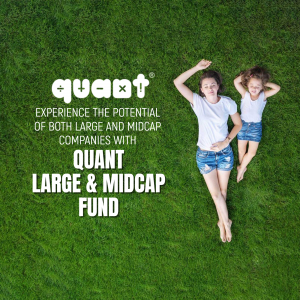Quant Mutual Fund marketing poster
