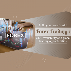 Forex trading promotional poster