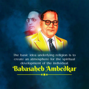 Baba Saheb Ambedkar banner