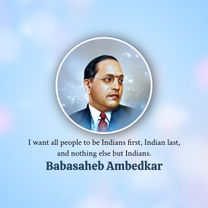 Baba Saheb Ambedkar Instagram banner