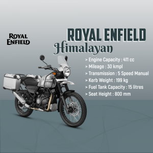 Royal Enfield Two Wheeler promotional post