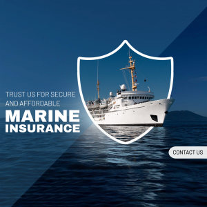 Marine Insurance instagram post