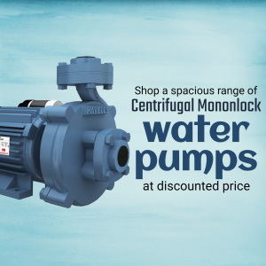 Centrifugal Mononlock Pump marketing post