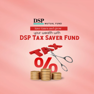 DSP Mutual Fund marketing poster