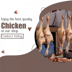 Chicken Farming promotional template