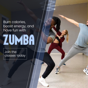Zumba promotional template