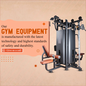 Gym Equipment promotional poster