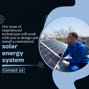 Solar Installation Service promotional poster