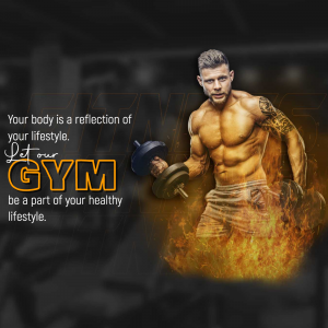 GYM marketing poster