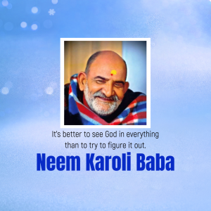Babaji Neem Karoli facebook ad banner