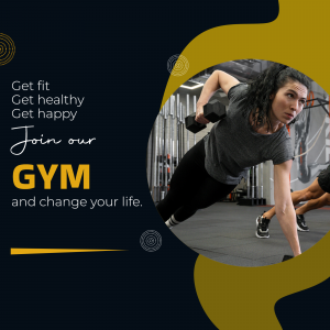 GYM business flyer