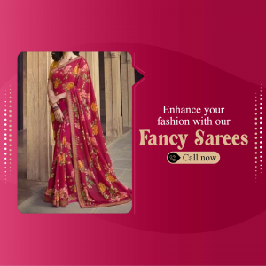 Women Sarees business flyer