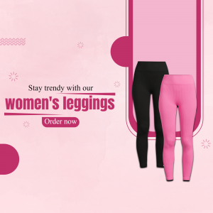 Women Leggings business flyer