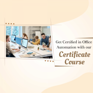 Ceritificate Courses promotional post