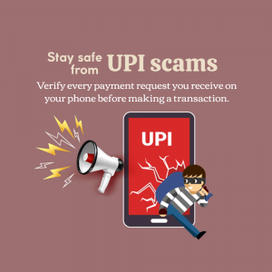 UPI Payment Instagram flyer