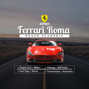 Ferrari promotional post