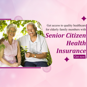 Senior Citizen Health Insurance promotional post
