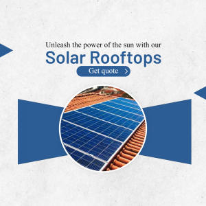 Solar Power Plant promotional post