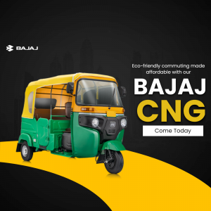 Bajaj Auto promotional template