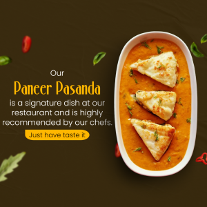 Paneer Special business banner