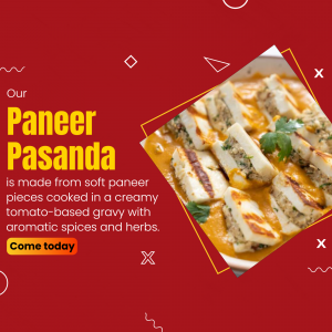 Paneer Special business template