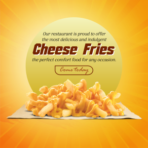 French Fries promotional post