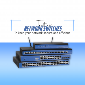 Network Switch business flyer