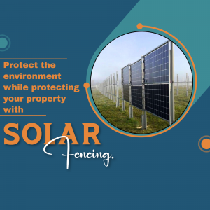 Solar Fence promotional poster