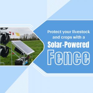 Solar Fence promotional post