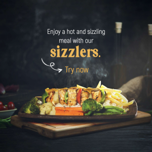 Sizzlers business flyer