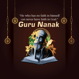 Guru Nanak Dev marketing poster