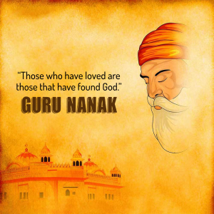 Guru Nanak Dev marketing flyer