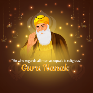 Guru Nanak Dev Facebook Poster