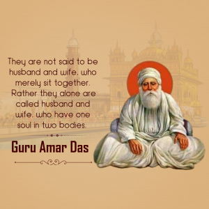 Guru Amar Das creative image