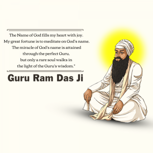 Guru Ram Das Social Media post