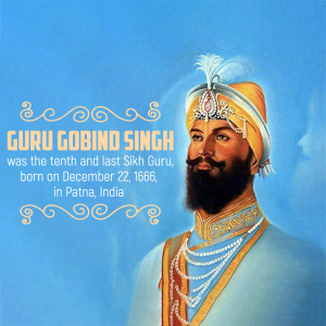 Guru Gobind Singh marketing poster