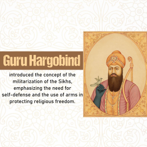 Guru Hargobind Social Media post