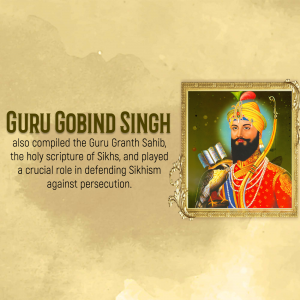 Guru Gobind Singh creative image