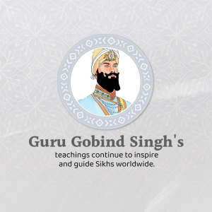 Guru Gobind Singh Facebook Poster