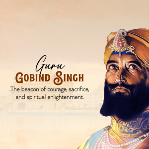 Guru Gobind Singh poster Maker