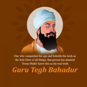 Guru Teg Bahadur flyer