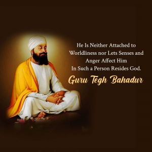 Guru Teg Bahadur banner